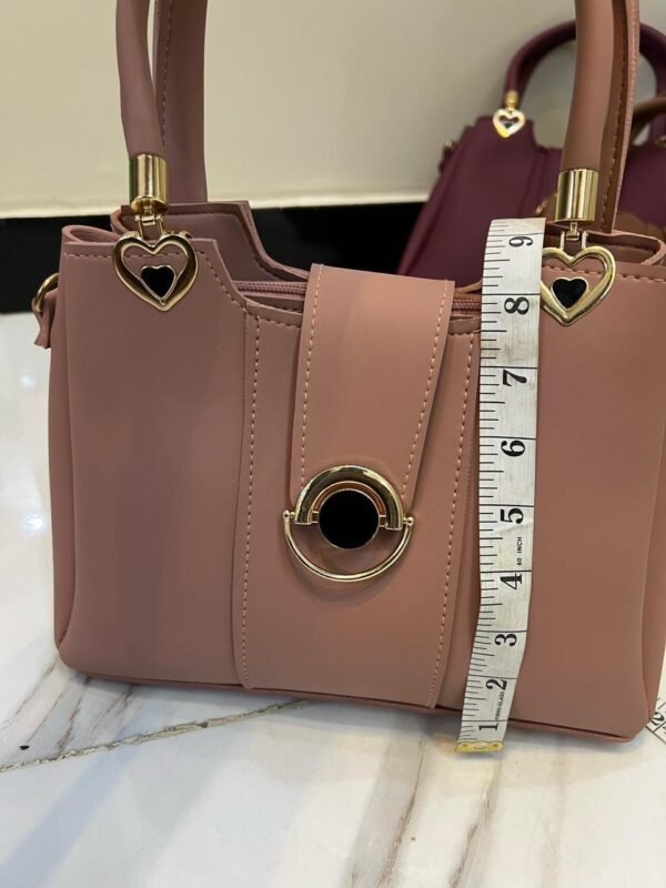 Premium Rexine Top-Handle Handbag - Image 7